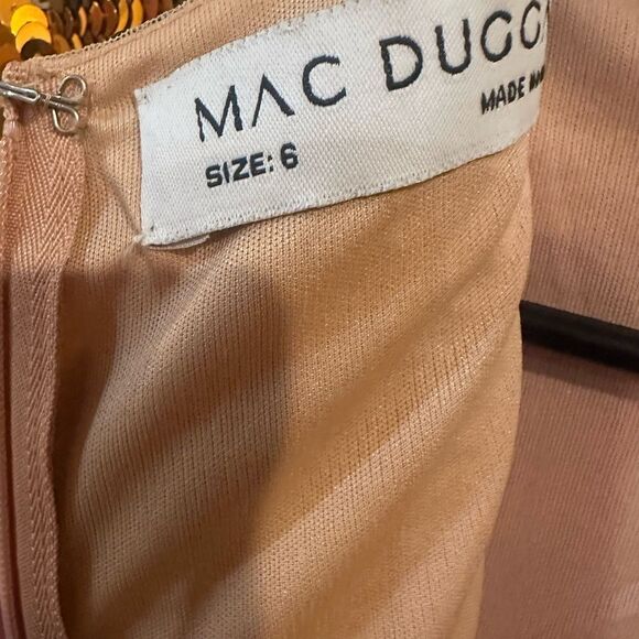 NWTs Mac Duggal 93724 Evening Dress Rainbow Sequin Mini Size 6 - Picture 9 of 10